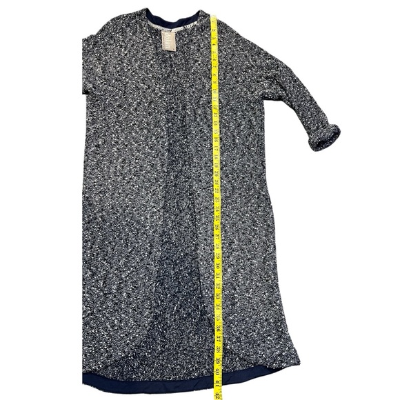 Anthropologie Dolan Longline Oak Duster Open Front Blue Cardigan - Picture 12 of 13